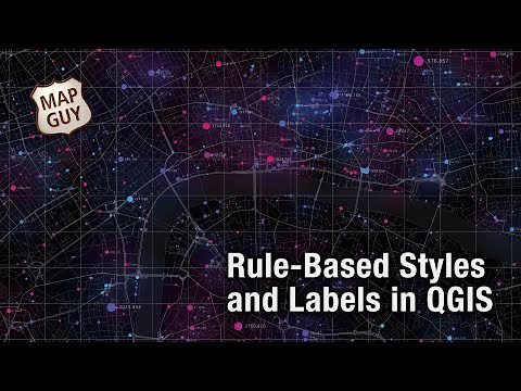 Using rule-based styles and labels in QGIS