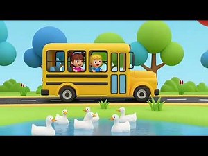 Fun Bus Kids TV | Happy Bus Adventure | Nursery Rhymes & Kids Cartoon for Children