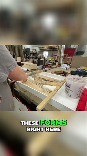 DIY Epoxy Table: Using a BIG Mold for a SMALL Design! #shorts