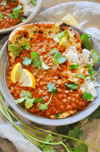 The Best Vegan Lentil Curry