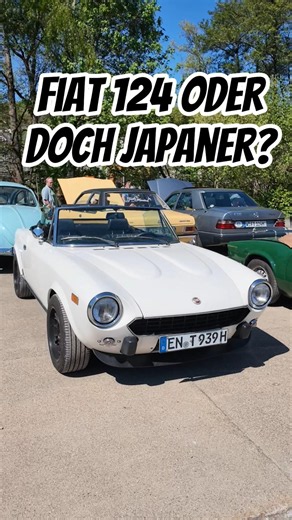 Somehow this gives me Datsun vibes, Fiat 124 Spyder #oldtimer #fiat #spyder #jdm #datsun