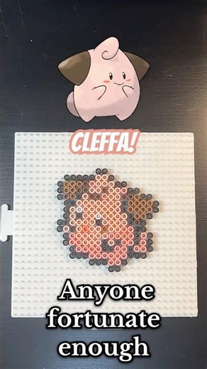 Day 173! Perler Bead Pokemon Sprite #173 Cleffa!