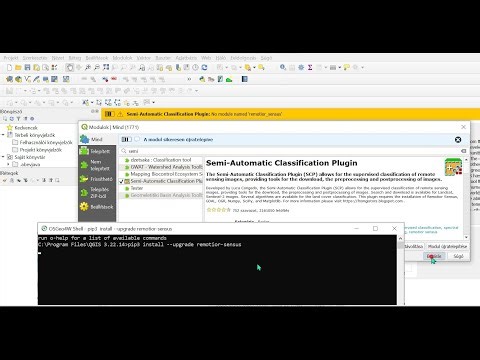11 Semiautomatic Classification Plugin telepítése
