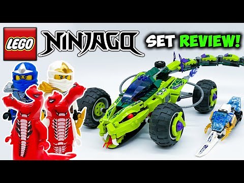 2012 Fangpyre Truck Ambush Review! LEGO Ninjago Rise of the Snakes Set 9445