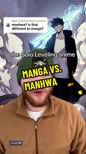 The Difference Between Manga and Manhwa! Anime vs Solo Leveling Manhwa Manga