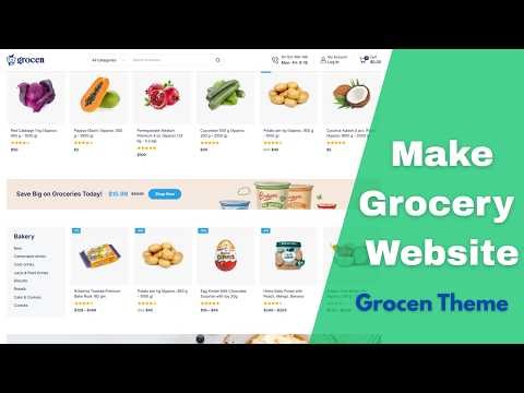 How To Make Grocery Website In WordPress | Vegetable Selling Store