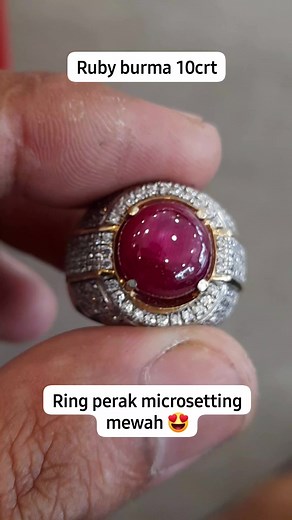 Batu ruby burma #fyp #reels | Bengkel Perak Kuningan
