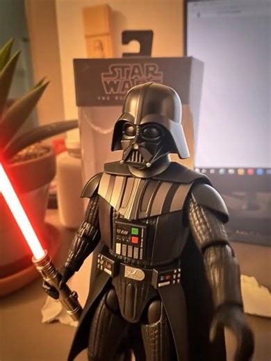 My Darth Vader figure came to life.