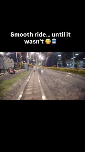 Model Trains Enthusiast on Instagram: "Everything was running perfectly… Until the last second 👀 Cab view from the driver’s seat 🚆 #cabview #modeltrains #trainlife #modelrailroad #unexpected"
