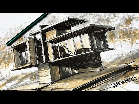 ARCHITECTURE SKETCHING / HOUSE 34