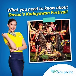 Have fun in a thanksgiving festival that started from ancient ethnic tribes! Fly to Davao, Philippines and join the Kadayawan Festival from August 10 to 19! Book now! bit.ly/gbfbdestinations | Cebu Pacific Air