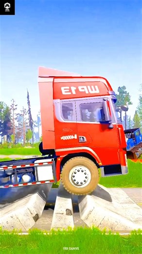 Extreme MudRunner Gameplay | Offroad Truck Driving in Deep Mud 🚛 #mudrunner #shorts