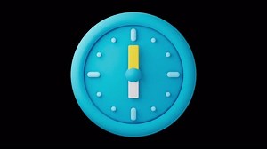 clip-1103522001-animated-clock-loops-modern-on-trend-3d-design