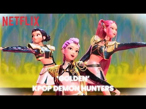 ‘GOLDEN’ || KPOP Demon Hunters || Idol Awards Scene || #kpopdemonhunters #song MV