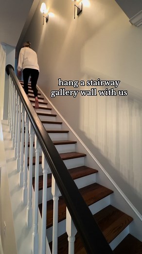 DIY Stairway Gallery Wall Tutorial