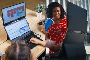 Mobile Pixels' DUEX Float is a Portable Stacked Dual-Screen Setup for Your Laptop