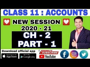 Accounting basic terms Video Lecture - Class 11
