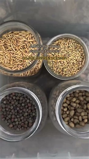 Advice to Aspiring Farmers ...