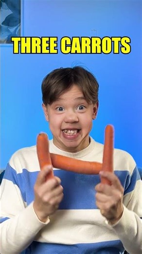 🥕Let's Count CARROTS Together! #learn #kids #shorts