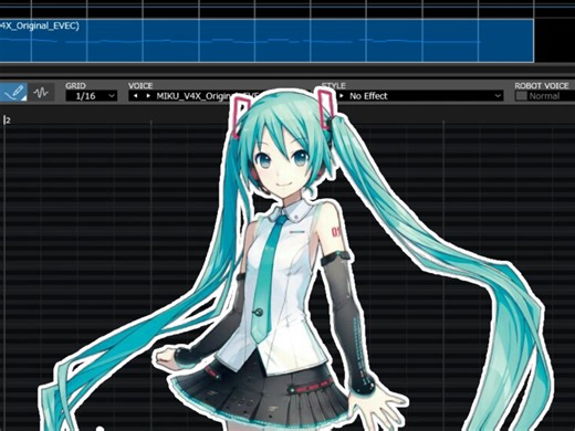 由此可见V6AI的初音相较于V4X也没什么提升