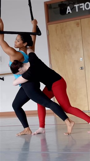 Aerial Dance Chicago on Instagram: "We are nearly one fifth of the way to our goal! Your donation, of any amount helps keep us in the air. We are so grateful for every contribution - each one directly impacts our work in a meaningful way. THANK YOU! If you haven’t made a year end, gift, click the link in our bio to make your donation today. Contributions are tax-deductible. Photography from fall 2025 rehearsals for MONSTER! Featuring our incredible artists in choreography by Chloe Jensen and Kar