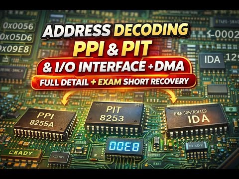 MPI Last-Minute Revision | PPI, PIT, DMA & Address Decoding