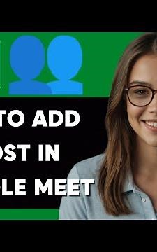 HOW TO ADD CO-HOST ON GOOGLE MEET NEW ULTIMATE GUIDE 2024!