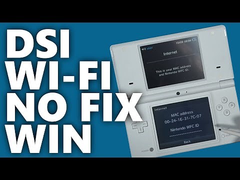Nintendo DSi 'Wi-Fi Errors' | No Fix Win