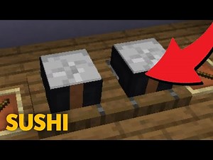 EASY HOW TO MAKE REALISTIC SUSHI IN MINECRAFT