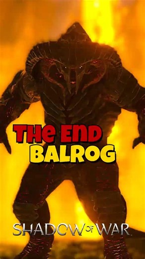 The End of Tar Goroth 😱 | Shadow of War Balrog Fight