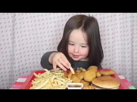 Eating McDonald's Asmr 😍 Fries - Chicken Burger & Nuggets Mukbang #asmr #eatingshow #mukbang