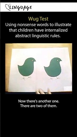 One wug, two wugs. Welcome to the #wugtest