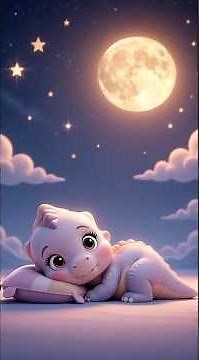 Good Night Sleepy Dino 🦕 Lullaby | Bedtime Songs for Kids & Baby Sleep Music