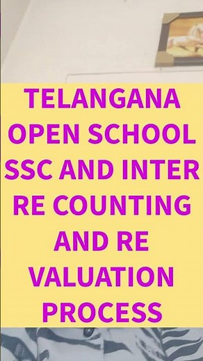 TOSS SSC & Inter Recounting/Revaluation 2025 – Full Guide | Telangana Open School Results Update