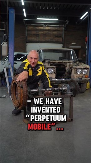 Spring-loaded inertia "perpetuum mobile" (link to full video in the description)