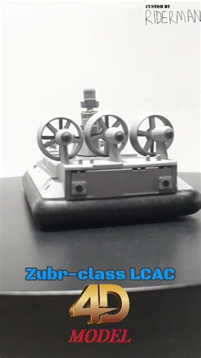 FreeStyle:1/500 Zubr-class LCAC Russia Navy [4DModel] #russianavy #lcac #model