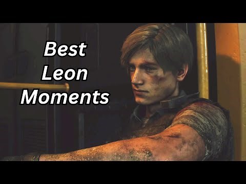 Leon's Best Moments in Resident Evil 2 Remake (Cutscenes + Dialogues)