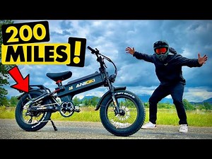 The LONGEST Range E-Bike on the Market! - Aniioki A8 Pro Max