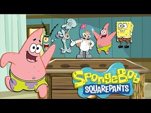 Five Little SpongeBob SquarePants Jumping on the Nightstand | 5 Little Monkeys Jumping on the bed