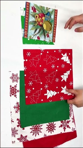 Genius Scrap Hack! 🎄 Easy Christmas Sewing for Beginners