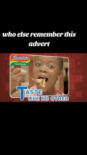 Remember this Indomie Advert? Nostalgic Moments