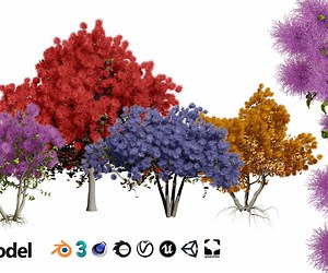 ArtStation - Cotinus coggygria smoketree | Resources
