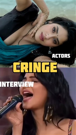 Actors cringe interviews ! #janvikapoor #triptidimri #shrutihaasan #bollywood #shorts