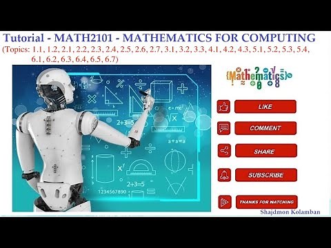 Tutorial - All Topics - MATH2101 - Mathematics for Computing