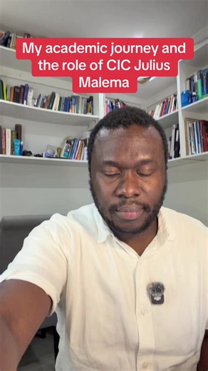 My Academic Journey & the Role of CIC Julius Malema (EFF)