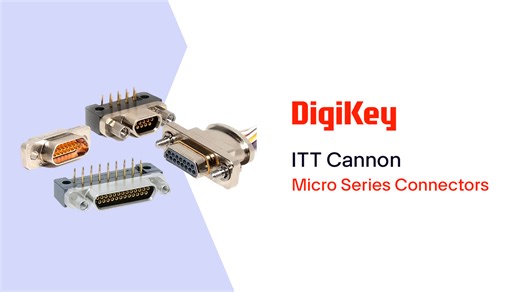 Micro Series Connectors from ITT Cannon PIO | DigiKey