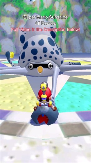 Super Mario Sunshine - All Bosses (Super Mario 3D All Stars) #allbosses #supermario #nintendo