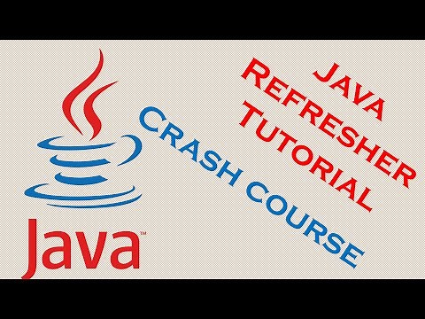 Java Refresher | Java Crash course | Basics of Java | Java 1 | Introduction to Java
