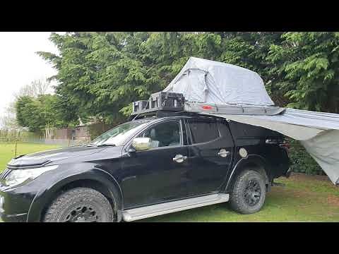 Ventura roof tent setup + 270 awning