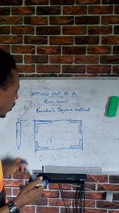 1.5K views · 85 reactions | The step by step approach in Builder's Square method of Setting out a building. | Benjamin Nwobu | Facebook